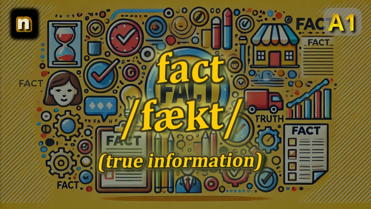 [n] Fact meaning (true information) with 5 examples - YouTube