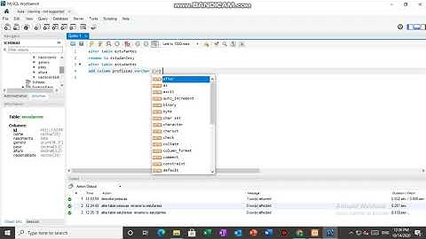 Base de Dados #04  Alterando a Estrutura das Tabelas, Adicionar e alterar colunas