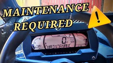 Can-Am X3 Turbo RR Maintenance Required RESET