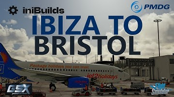 MSFS | NEW iniBuilds Ibiza Airport PREVIEW + GSX Re-Installed - Ibiza to Bristol on VATSIM! GIVEAWAY
