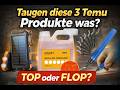Taugen diese 3 Temu Produkte wirklich was? (Solar Powerbank, Silica & Entgrater)