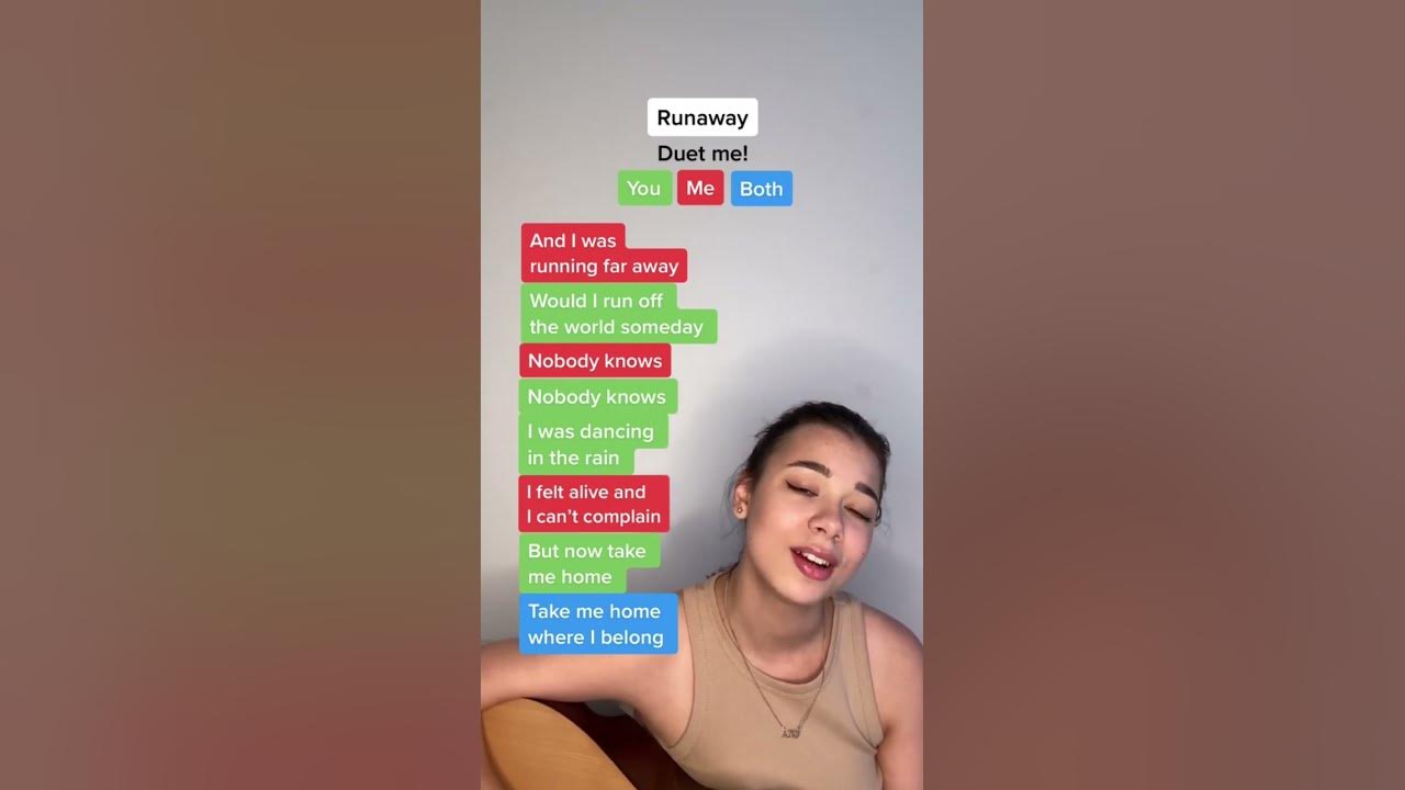 runaway - aurora 🎤 #duet #karaoke #aurora #runaway