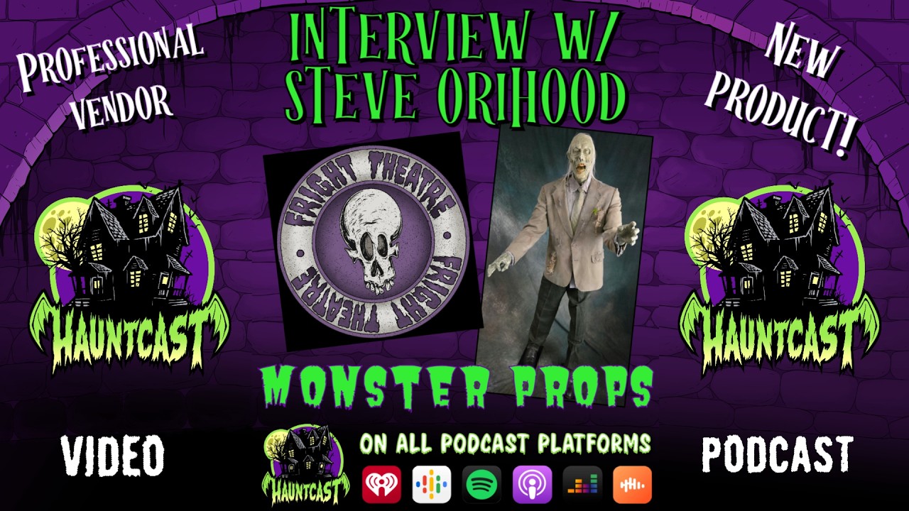 VENDOR SPOTLIGHT: STEVE ORIHOOD OF FRIGHT THEATRE DISPLAYS HIS NEW CREATURES #halloweenp #hauntprops