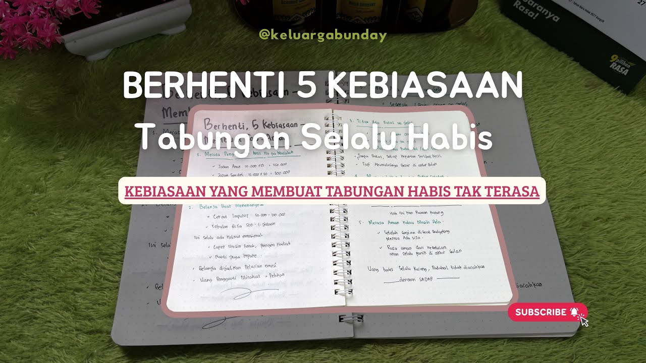 BERHENTI 5 KEBIASAAN BIKIN TABUNGAN SELALU HABIS 