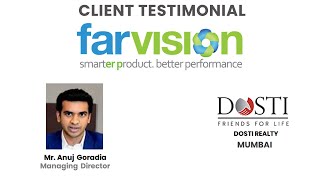Farvision ERP | Real Estate CRM Software | Customer Reviews | Dosti Realty! screenshot 1
