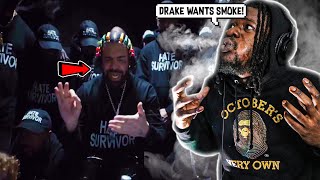 DRAKE WANTS ALL THE SMOKE! &quot;8AM in Charlotte&quot; [Scary Hours 3] REACTION