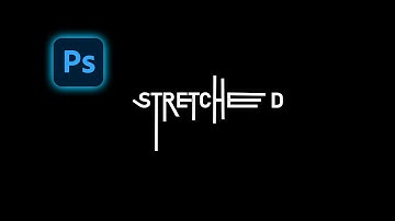 How To Create Stretched Text Effect in Photoshop CC 2020 | Photoshop Tutorial