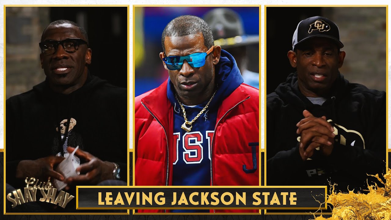 ⁣Deion Sanders reacts to criticism for leaving Jackson State, HBCU