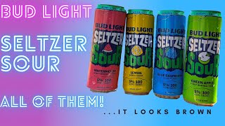 Basement Brew Review: Bud Light Seltzer Sour - All of them combined Basement Brew Review Bud Light Next