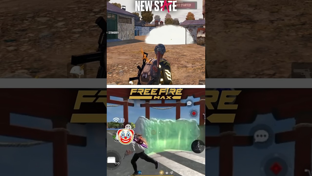 Freefire vs New State: Smoke Animation 