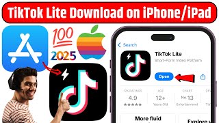 ⚡TikTok Lite Download on iPhone/iPad | TikTok Lite Not Showing on App Store Fixed | TikTok Lite iOS