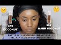 MAYBELLINE SUPERSTAY FULL COVERAGE FOUNDATION| COCONUT 355 VS WARM COCONUT 356
