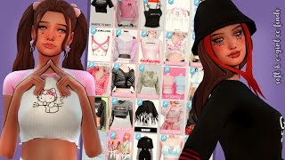 soft & dark cc finds I sims 4 content haul + links screenshot 2