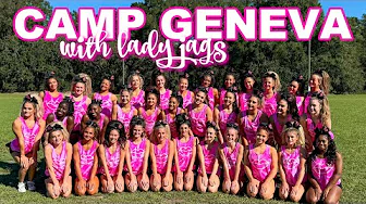CAMP GENEVA 2025: lady jags cheer camp vlog