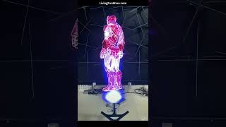 Naked-eye 3D Holographic Advertising - Live Projection, Air Imaging, Audio Fan Screen Projector