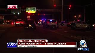 Car found after hit-and-run in Boynton Beach