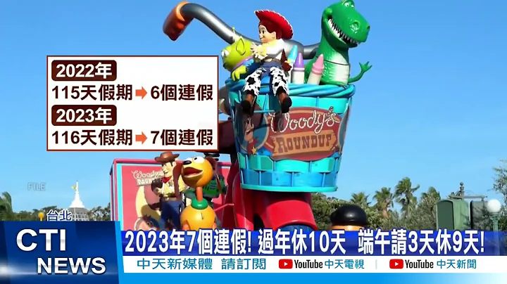 【每日必看】2023全年"116天"假!过年多请4天"爽休16天" @中天新闻 @健康我+1 @毛球乌托邦 20220607 - 天天要闻