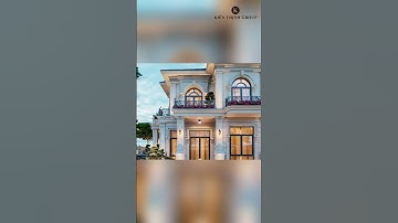 Thiết kế biệt thự tân cổ điển thanh lịch và tinh tế