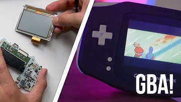 Game Boy Advance Backlight Screen Mod!