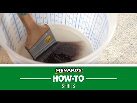 How to Clean Stain Brushes