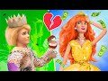 Богатая принцесса и бедный принц! 14 идей для кукол Барби