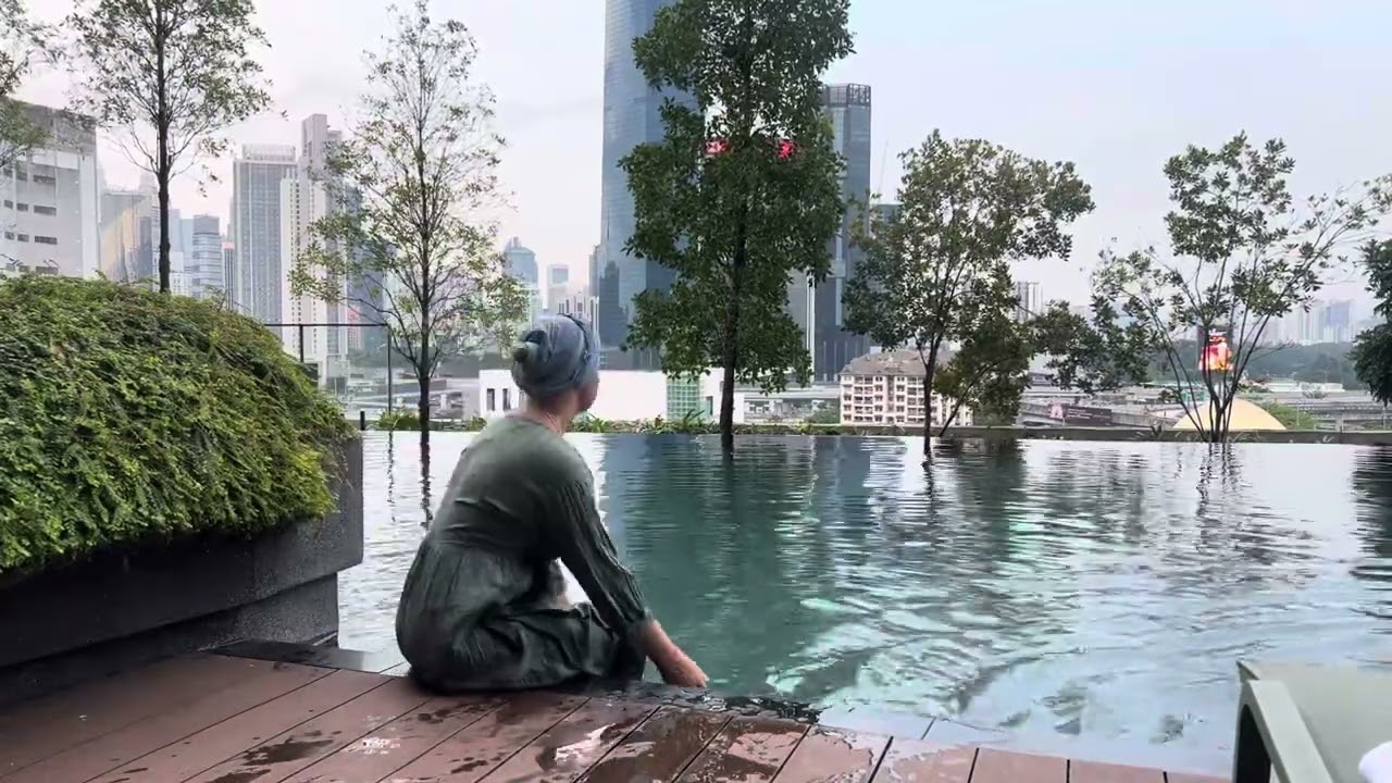 What about swimming in the pool with clothes?