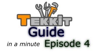 Tekkit Guide in a Minute - Episode 4 - Making a Generator (IC2)