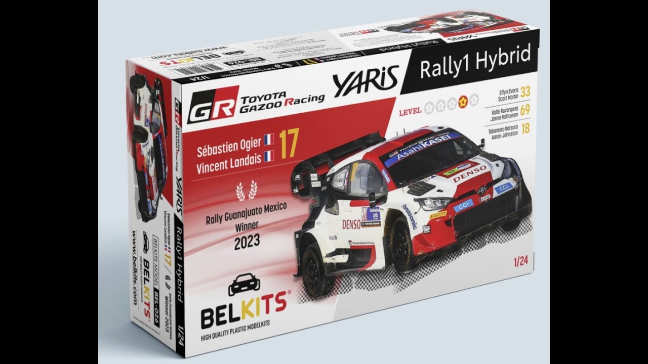 Brand New 1/24 BelKits GR Yaris Rally 1, The decals have arrived