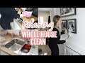 RELAXING WHOLE HOUSE CLEAN | THE KIDS GO BACK TO SCHOOL | cleaning motivation | Emma Nightingale