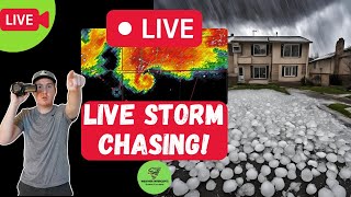 LIVE STORM CHASING: Memorial Day Hail Storms in North Texas! 5-27-2024