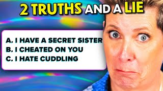 Couples Try Not To Fail - 2 Truths &amp; A Lie!