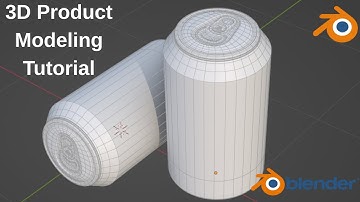 Blender Tutorial: Make Your First 3D Product Animation - Soda Can Modeling | Part 01 |