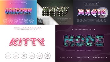 9+ 3D Text Effect in PSD Photoshop Tutorial Part 74