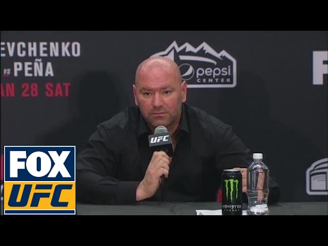 Dana White says McGregor/Mayweather as likely as himself backing up Brady in Super Bowl | UFC ON FOX