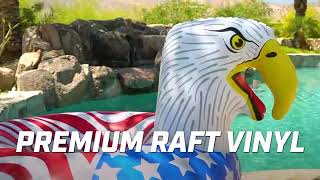Gofloats American Screaming Eagle Pool Float Party Tubesummer Gift