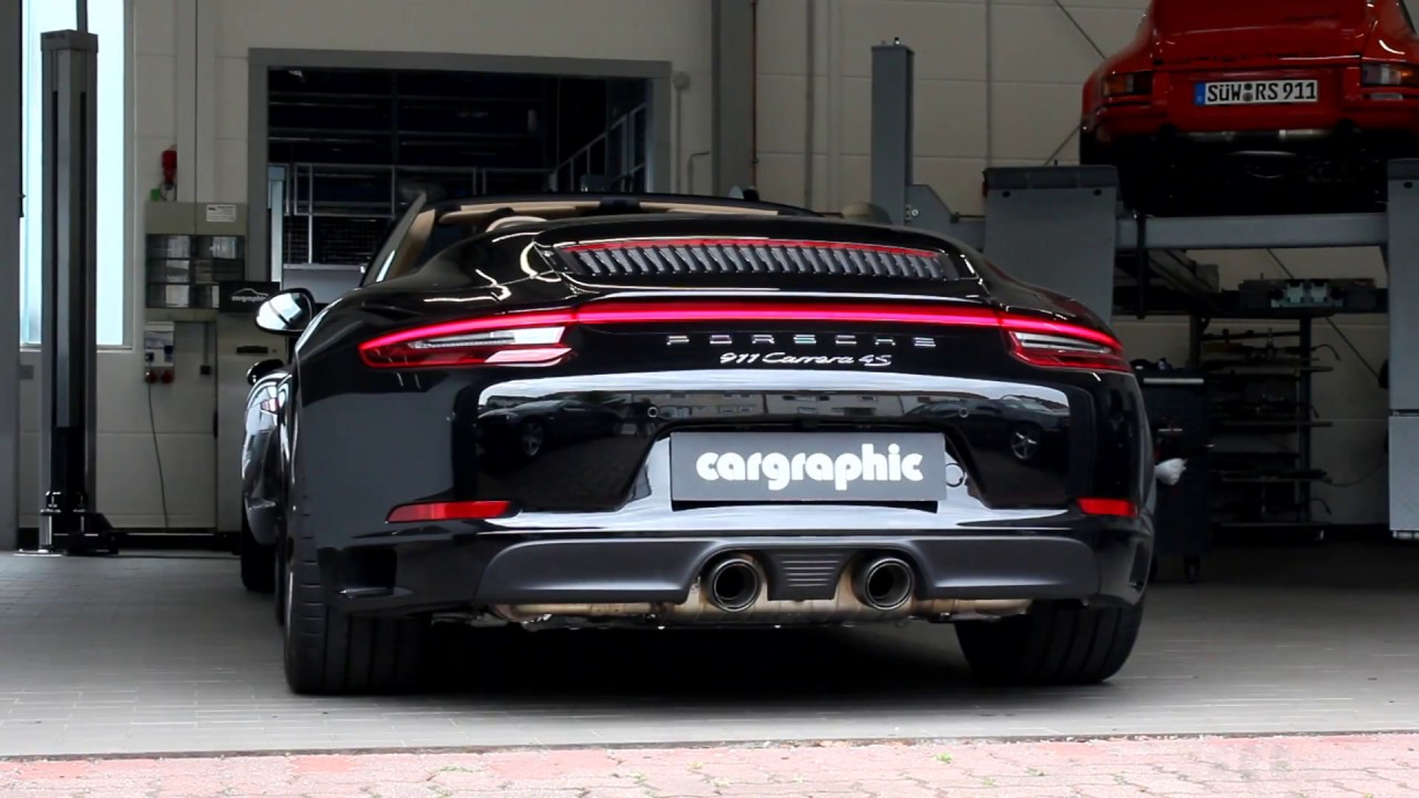 Porsche 991.2 Carrera S/4S Sport catalytic converter set by Cargraphic