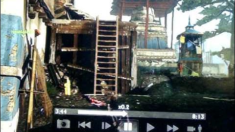 Uncharted 2 Multiplayer - Amazing Grenade Throw Across The Map