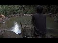 Dig a beautiful swimming pool  2 years of survival in the rainforest  episode 3