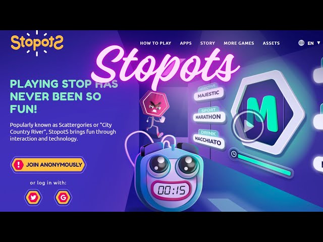 StopotS - The online stop (Scattergories or City, Country, River) game!