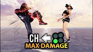 Jin Kazama CH B3 Combos | Max Damage