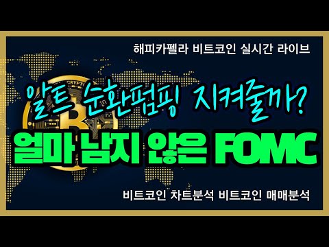 비트코인 실시간, FOMC 곧이다 이제! 알트 순환펌핑 지켜줄까? 3월 20일 저녁💎