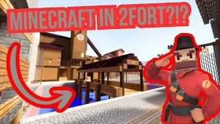 Minecraft 2Fort Exists?! | TF2 Custom Map