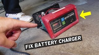 HARBOR FREIGHT TOOLS BATTERY CHARGER NOT WORKING. HOW TO REPAIR  CHICAGO TOOLS CENTECH