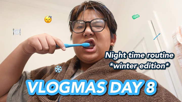 Night time routine after school concert *winter edition* | Vlogmas Day 8