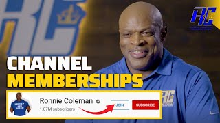 Channel Memberships | Ronnie Coleman