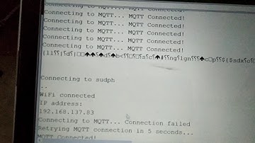 Raspberry pi talking to ESP8266 Using MQTT