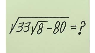 Nice Radical Simplification Problem | Easy & Tricky Solution | Math Olympiad 