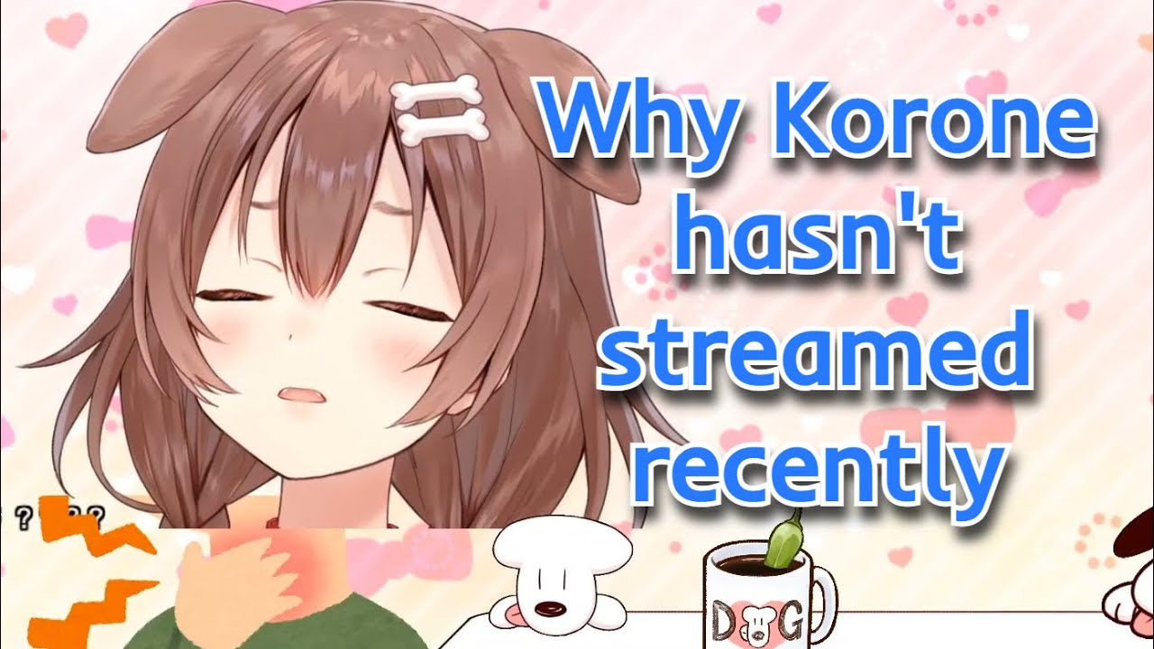 Korone’s Voice At the Moment and Why She Hasn't Been Streaming [Eng Sub/Hololive]
