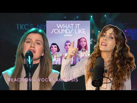 Kelly Clarkson sings Kpop Demon Hunters - Reaction & Vocal Analysis