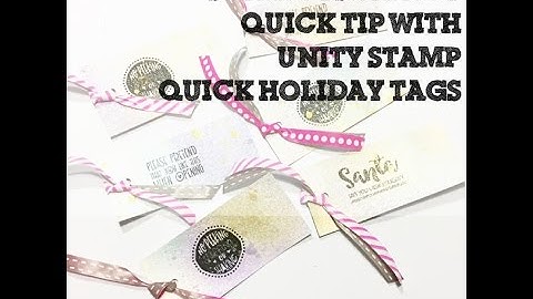 ScrappyScrappy - DIY Quick Holiday Tags